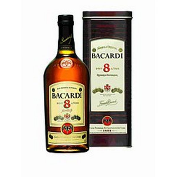 BACARDI 8YO TIN RESERVA SUPERIOR 1 LT
