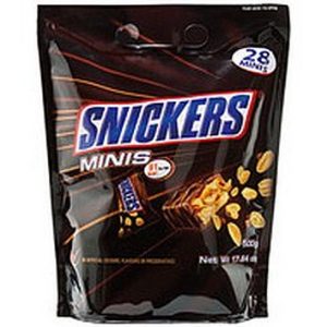 M&M SNICKERS MINIS  POUCH 500G