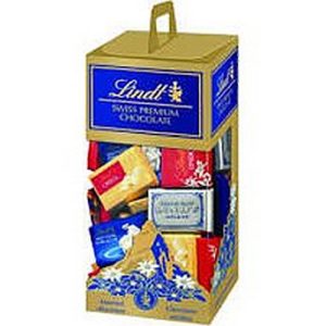 LINDT ASSORTED NAPO. CARRIER BOX 500 GRS.