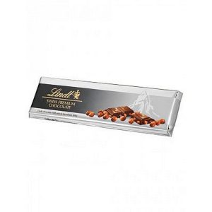 LINDT TABLET SILVER DARK HAZELNUT 370 GRS.