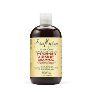 SHEA MOISTURE JAMAICAN BLACK STRNGTHN+RSTR SH 13OZ