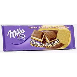 MILKA TABLETA CHOCOSWING BISC 300G.