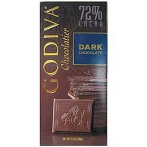 GODIVA TABLET DARK 72% EU