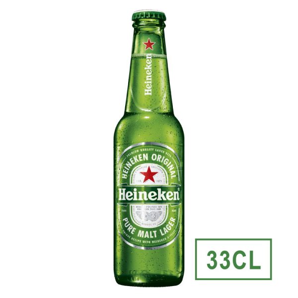 HEINEKEN BOTELLA 0.33 LTS.