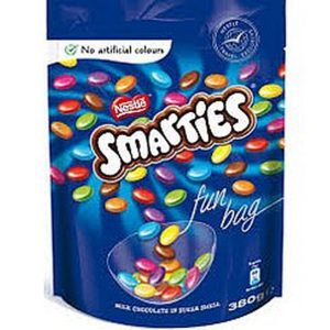 NESTLE SMARTIES BAG 380 GRS.