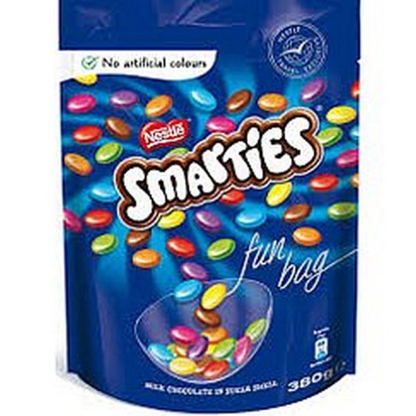 NESTLE SMARTIES BAG 380 GRS.
