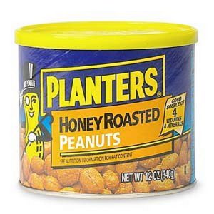 PLANTERS HONEY ROASTED PEANUTS 12oz