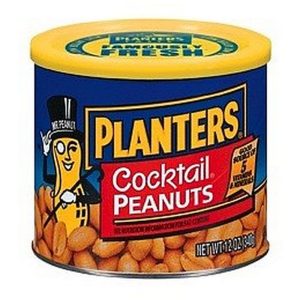 PLANTERS SALTED COCKTAIL PEANUT 12OZ
