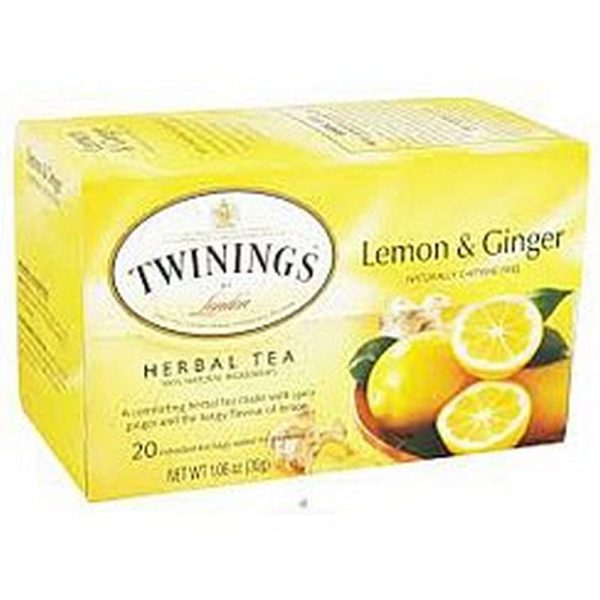 TWININGS LEMON & GINGER DISP. 25 SOBRES