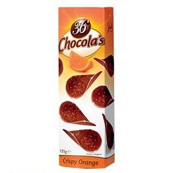 CHOCOLA"S CRISPY ORANGE 125 GRS