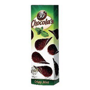 CHOCOLA"S CRISPY MINT 125 GRS
