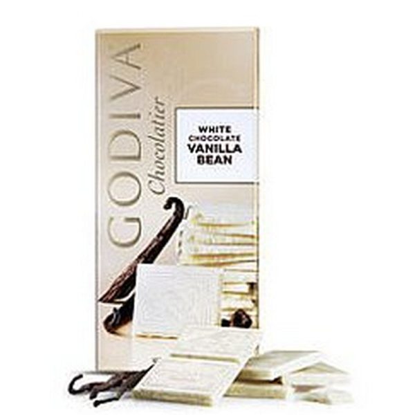 GODIVA TABLET WHITE VANILLA BEAN