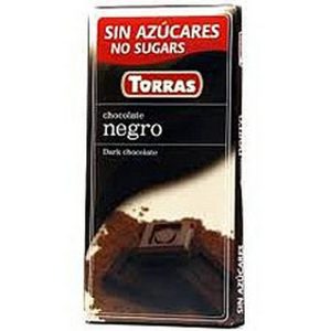 TORRAS CHOCOLATE NEGRO SIN AZUCAR 75 GR