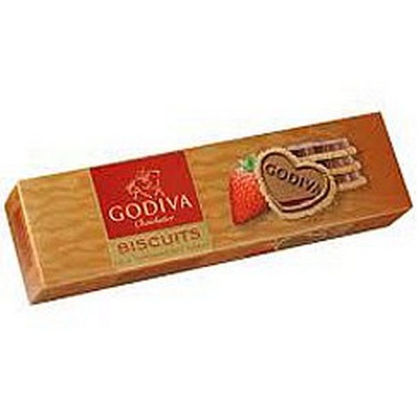 GODIVA BISCUITS STRAWBERRY