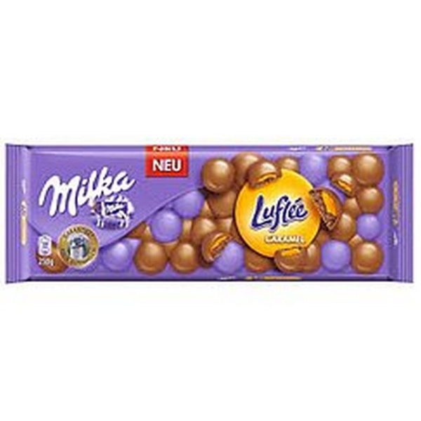 MILKA TABLETA LUFLEE CARAMEL 250 GR