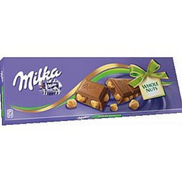 MILKA TABLETA TOFFEE WHOLE NUTS 300 GR