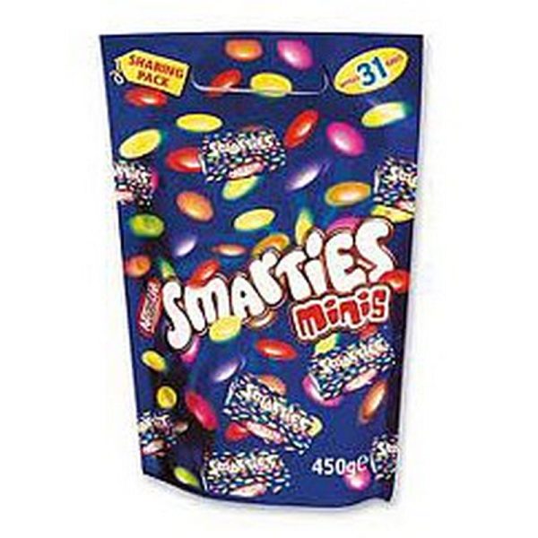 NESTLE SMARTIES MINI SHARING BAG 446 GRS
