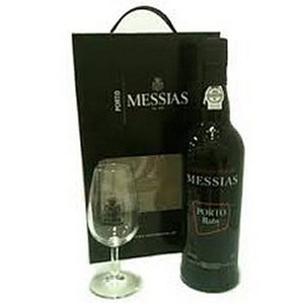 PORTO MESSIAS RUBY 0.75 LT. + 1 VASO