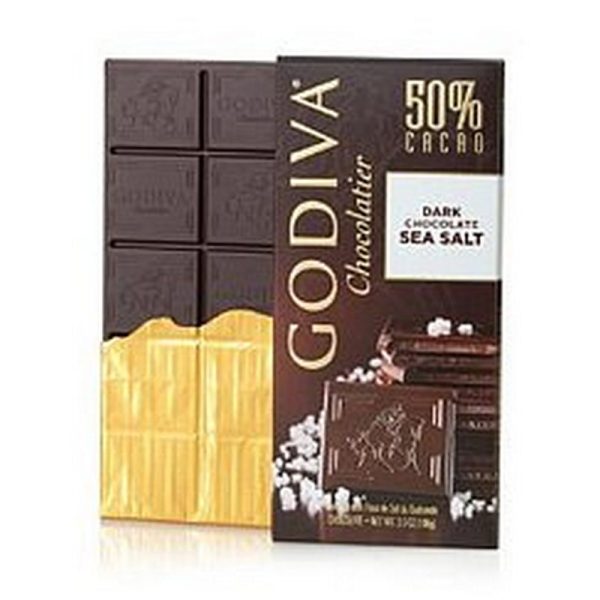 GODIVA TABLET 50% DARK SEA SALT