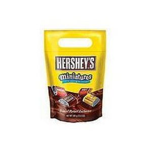HERSHEY`S MINIATURES POUCH 385 GRS