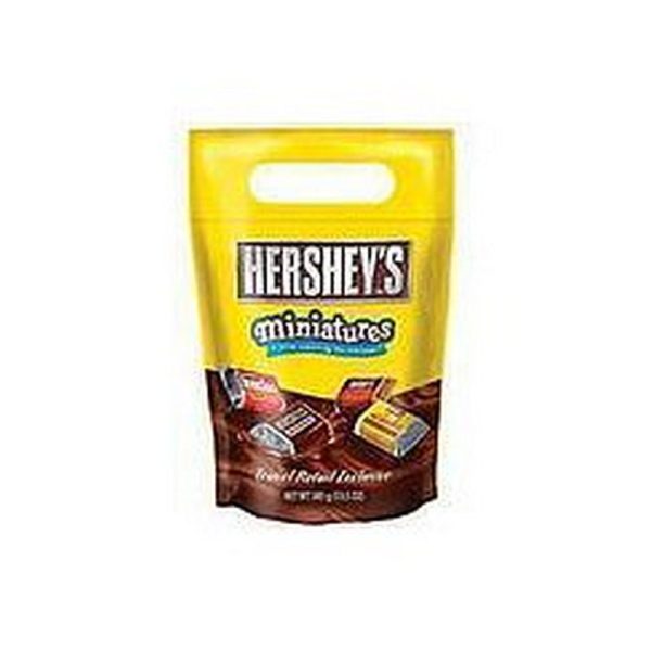 HERSHEY`S MINIATURES POUCH 385 GRS