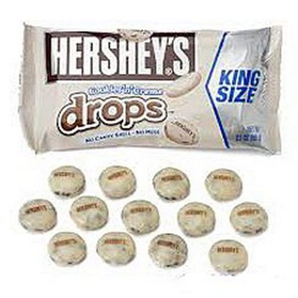 HERSHEY`S DROPS COOKIES CREME POUCH