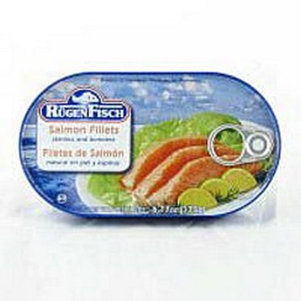 RUGEN FISCH SALMON EN SALSA DE ESPINACA 200 GRS.