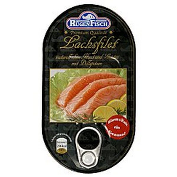 RUGEN FISCH SALMON EN SALSA DE HIERBAS 200 GRS.