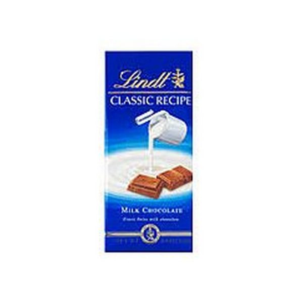 LINDT SWISS CLASSIC MILK 100 GRS.