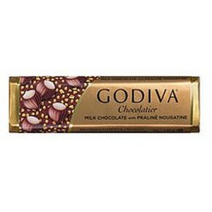 GODIVA BAR MILK PRALINE NOUGAT