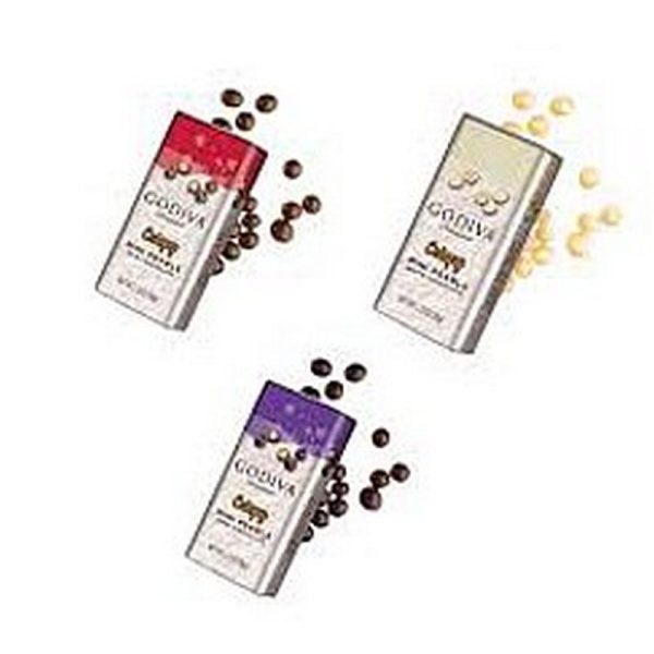 GODIVA TRIO PACK CRISPY PEARLS