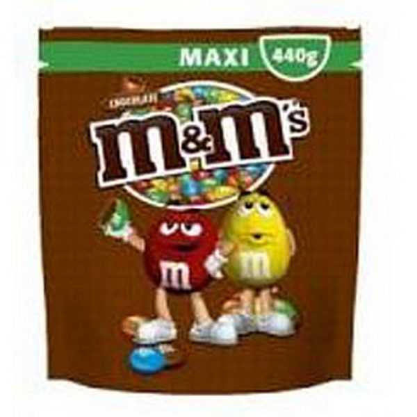 M&M CHOCO MAXI  POUCH 330 GRS.