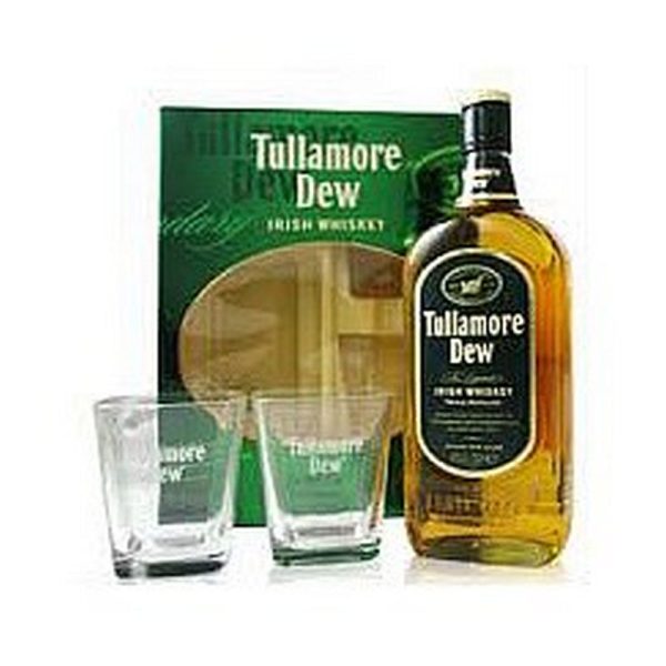 TULLAMORE DEW 700 ML + 2 VASOS