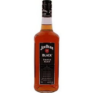 JIM BEAM BLACK 6 YO TRIPLED AGED 1 LT.