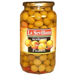 LA SEVILLANA ACEITUNA RELLENAS AJO FRASCO 150 GR