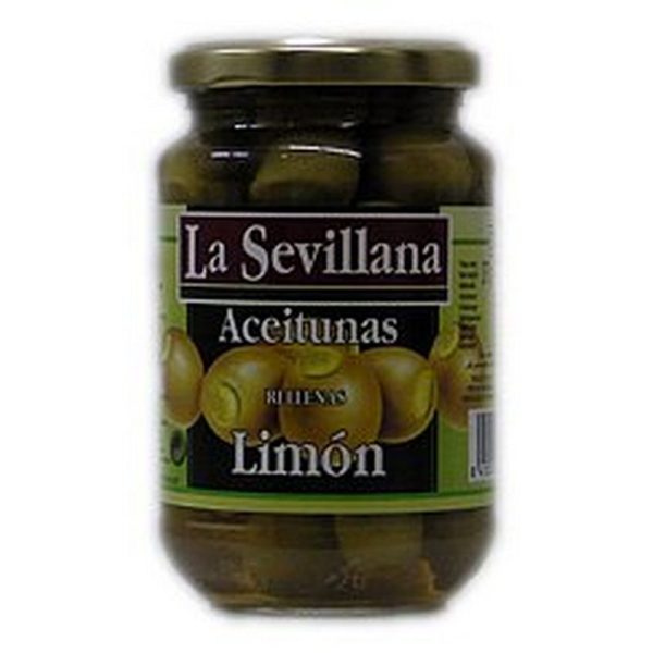 LA SEVILLANA ACEITUNA RELLENAS LIMON FRASCO 150 GR
