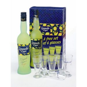 DI CAPRI LIMONCELLO X4 + VASOS