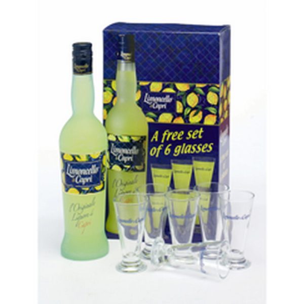DI CAPRI LIMONCELLO X4 + VASOS