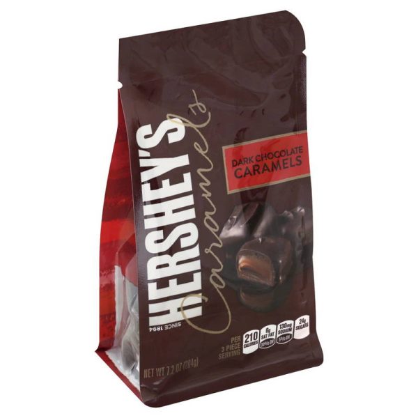 HERSHEY´S DARK CHOCO COVERED CARAMEL 7.2 OZ