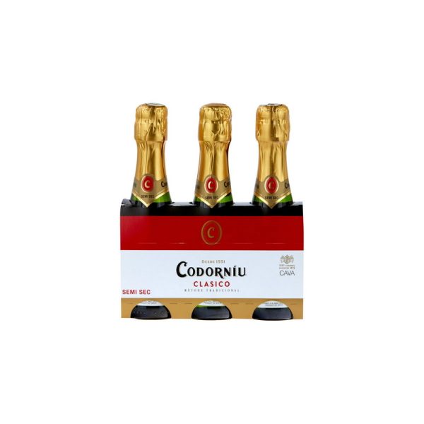 CODORNIU CLASICO MINI PACK 3x20 CL.