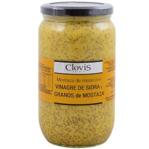 CLOVIS MOSTAZA VINAGRE SIDRA C/GRANOS 810G