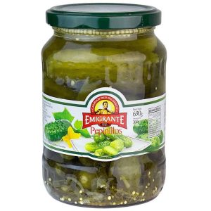 EMIGRANTE PEPINILLOS AGRIDULCES FCO. 690 GR.