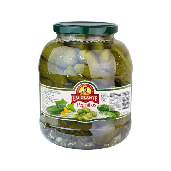EMIGRANTE PEPINILLOS AGRIDULCES FCO 1.358GR.