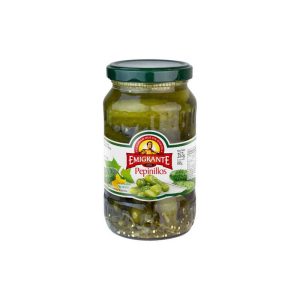 EMIGRANTE PEPINILLOS AGRIDULCES FCO. 353 GR.
