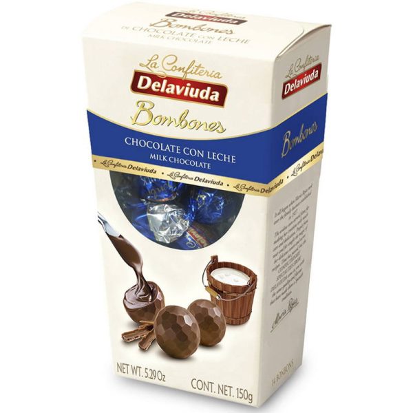 DELAVIUDA BOMBON CHOC. C/LECHE 150 GR.