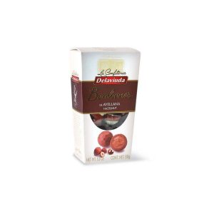 DELAVIUDA BOMBONES CHOC C/LECHE Y AVEL 150 GR.
