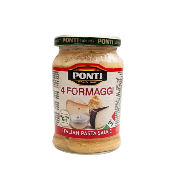 PONTI SALSA CUATRO QUESOS 280 GR.