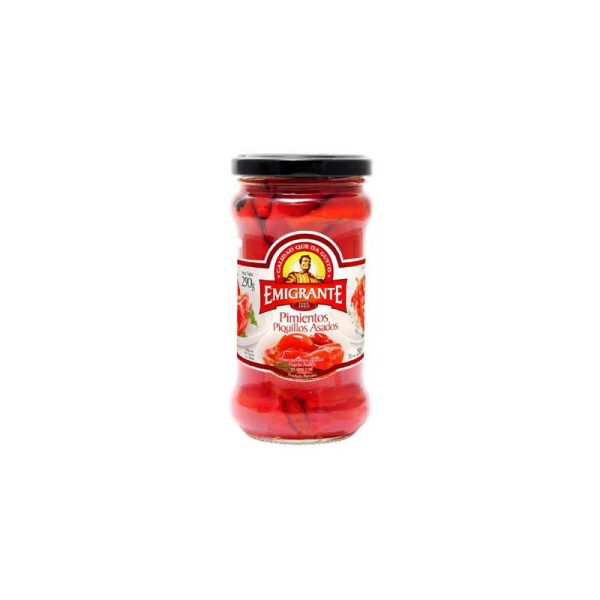 EMIGRANTE PIMIENTOS PIQUILLOS ASADOS FCO.290 GR.