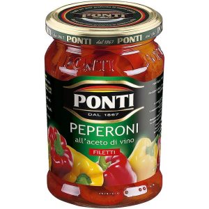 PONTI PEPERONI FILETTI ALL ACETO 290 GR.