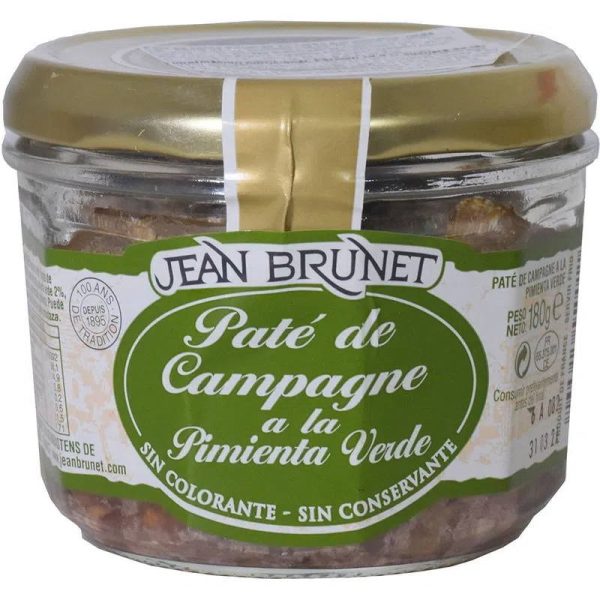 JEAN BRUNET TERRINA A LA PIMIENTA VERDE 180 GR